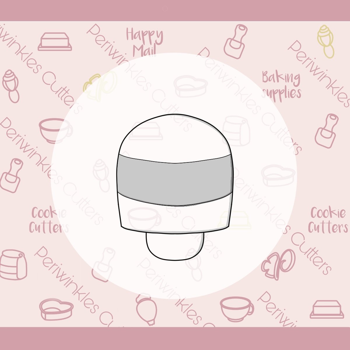 Chubby Popsicle Cookie Cutter - Periwinkles Cutters