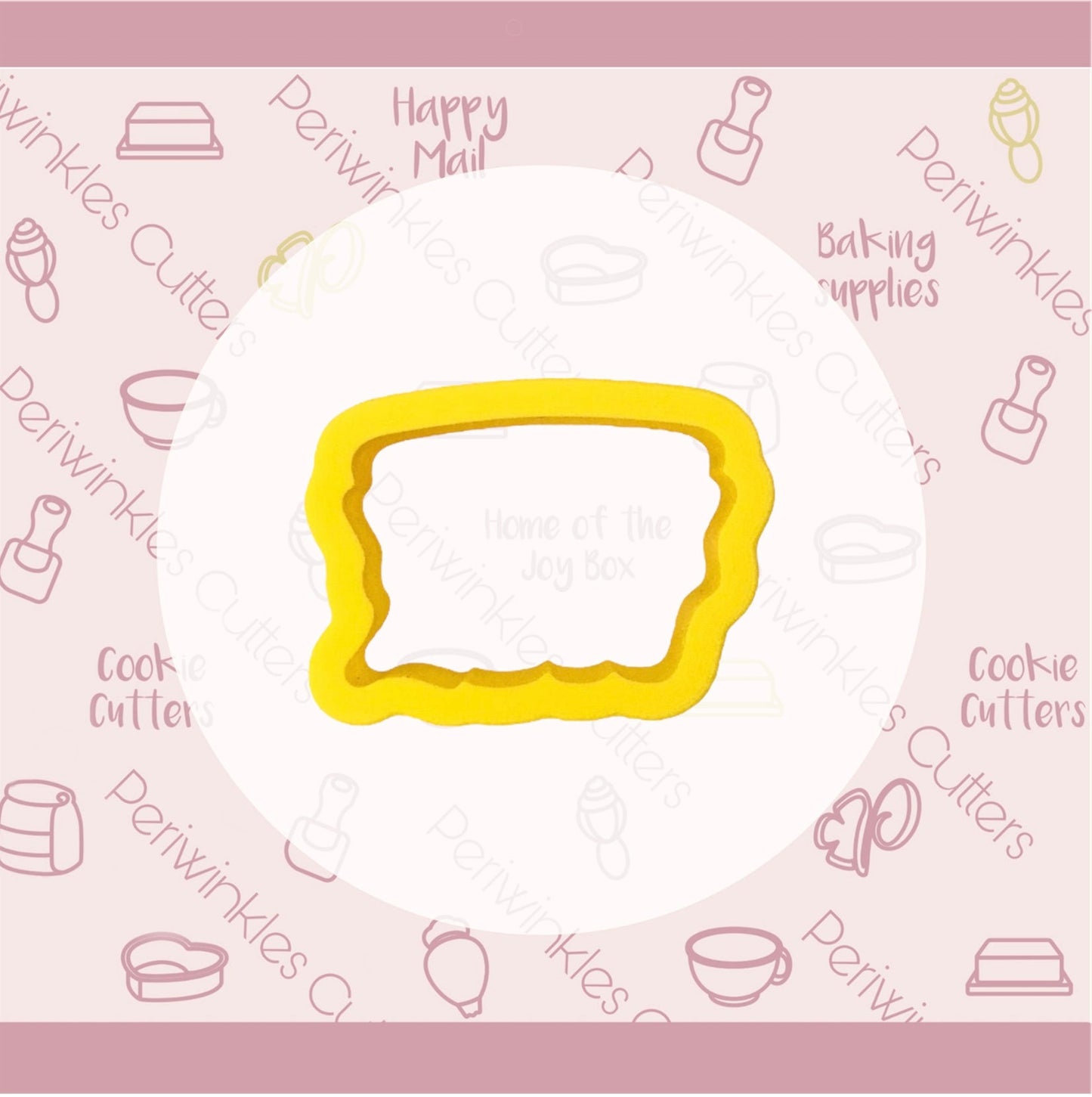 Class of 2022 Banner Cookie Cutter - Periwinkles Cutters