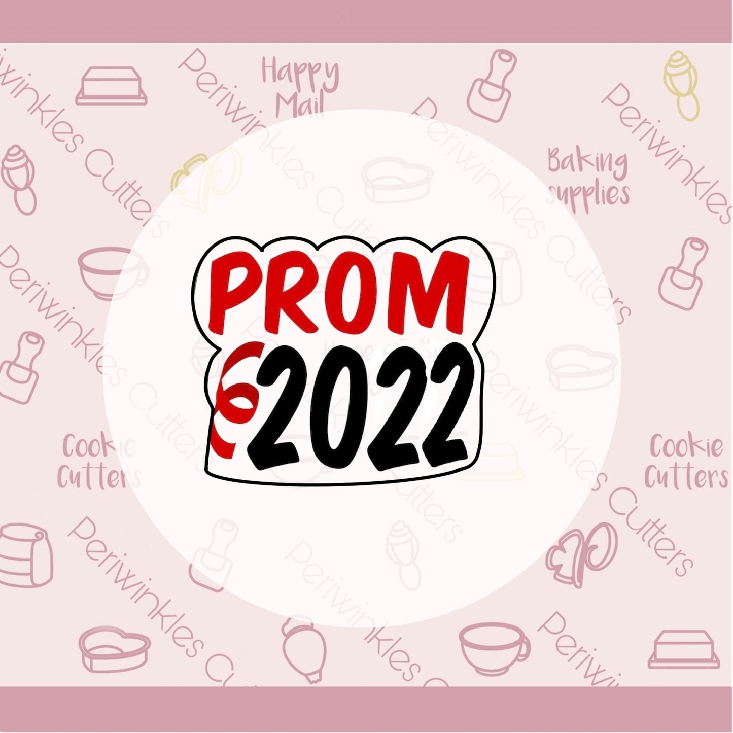 Class of 2022 Cookie Cutter - Periwinkles Cutters