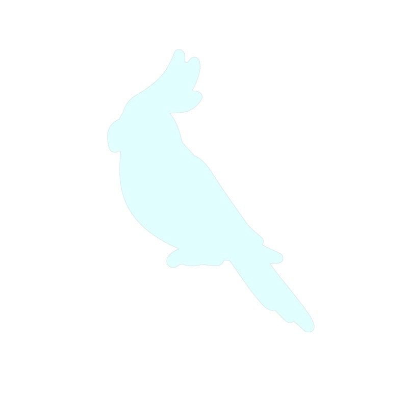 Cockatiel Bird Cookie Cutter - Periwinkles Cutters