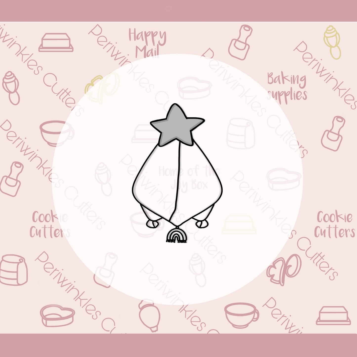 Comforter Blanket Cookie Cutter - Periwinkles Cutters