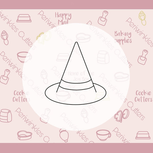 Conical Witch Hat Cookie Cutter - Periwinkles Cutters