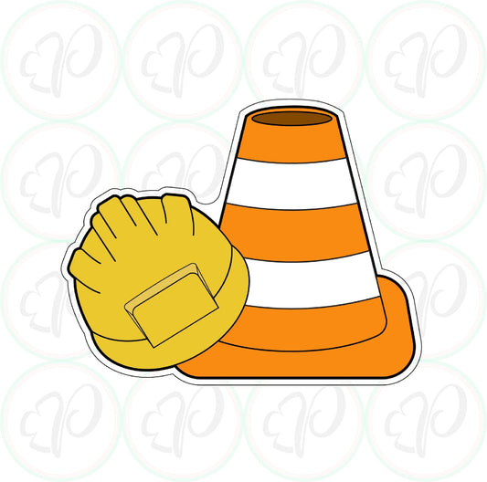 Construction Cone Cookie Cutter - Periwinkles Cutters