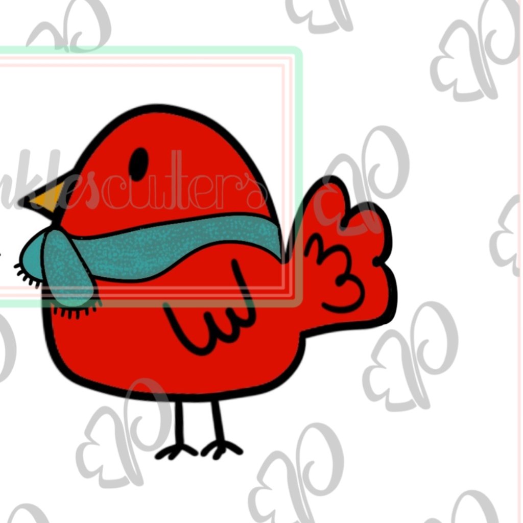 Cozy Cardinals Cookie Cutters - Periwinkles Cutters