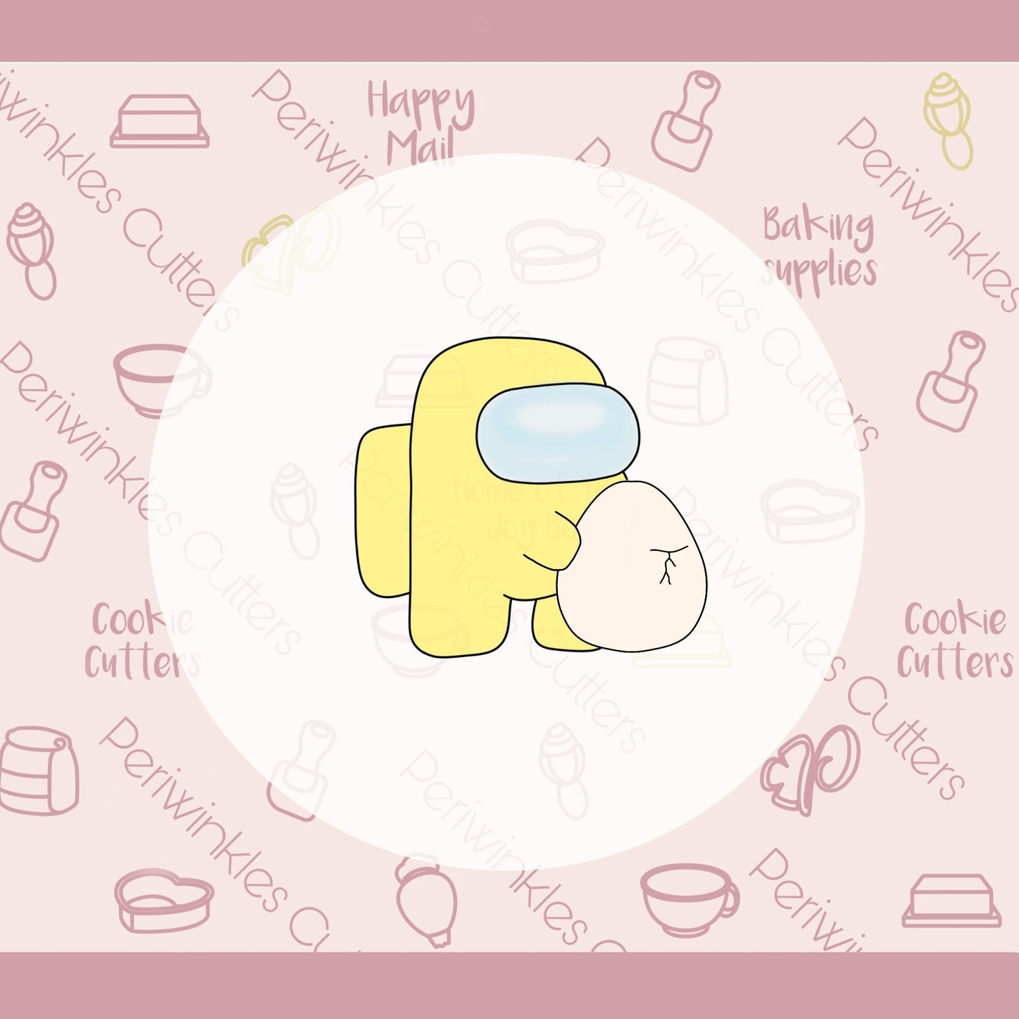 Crew Egg Cookie Cutter - Periwinkles Cutters