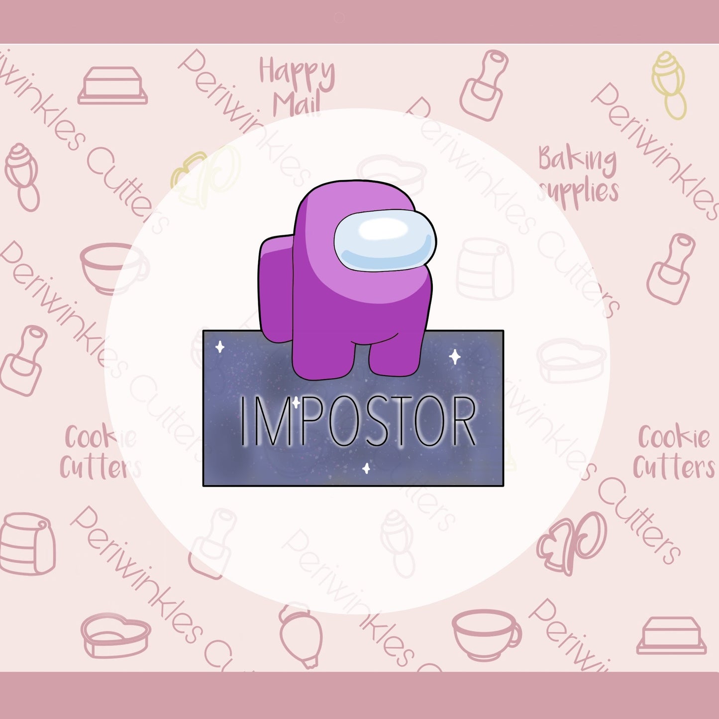 Crew Plaque Cookie Cutter - Periwinkles Cutters