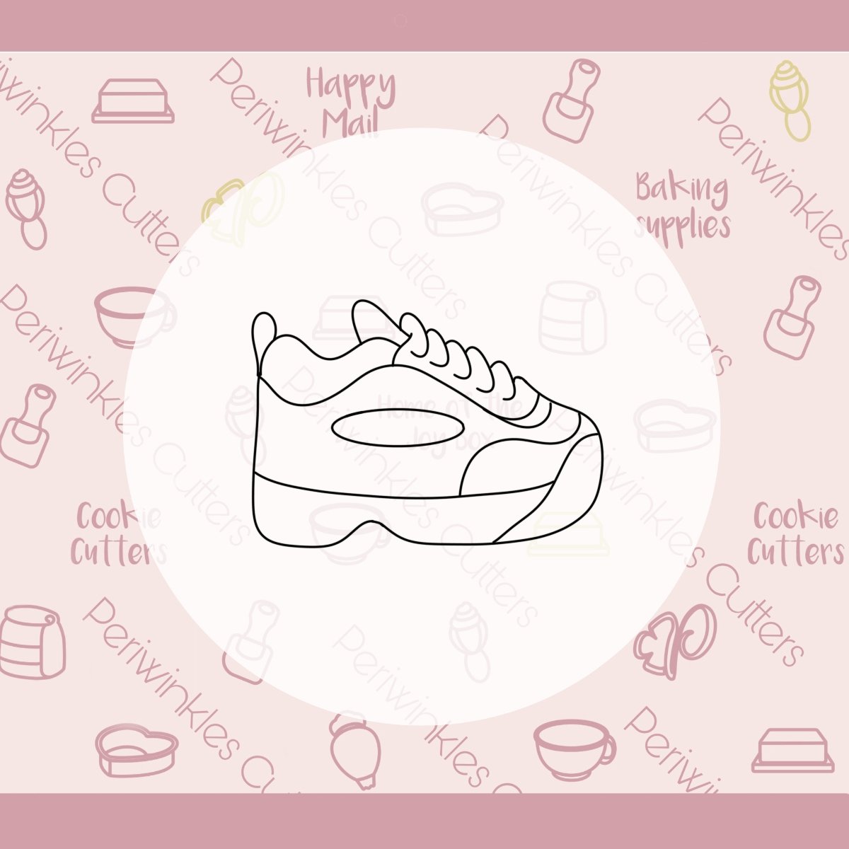 Disruptor Sneakers Cookie Cutter - Periwinkles Cutters