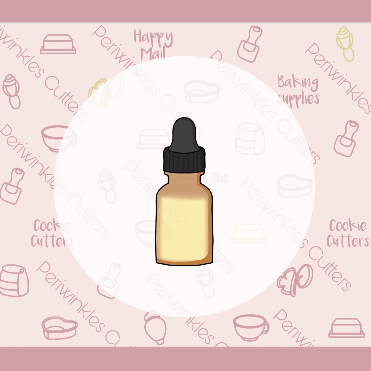 Dropper Bottle Cookie Cutter - Periwinkles Cutters