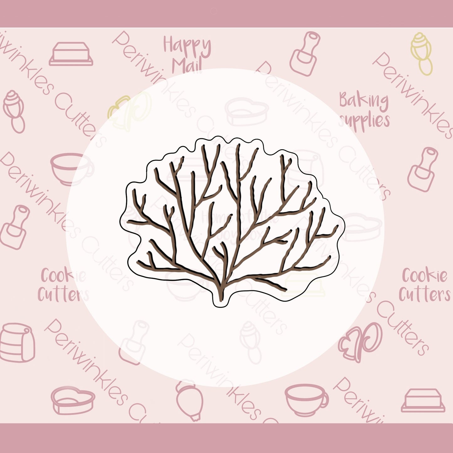 Dry Maple Leaf Cookie Cutter - Periwinkles Cutters