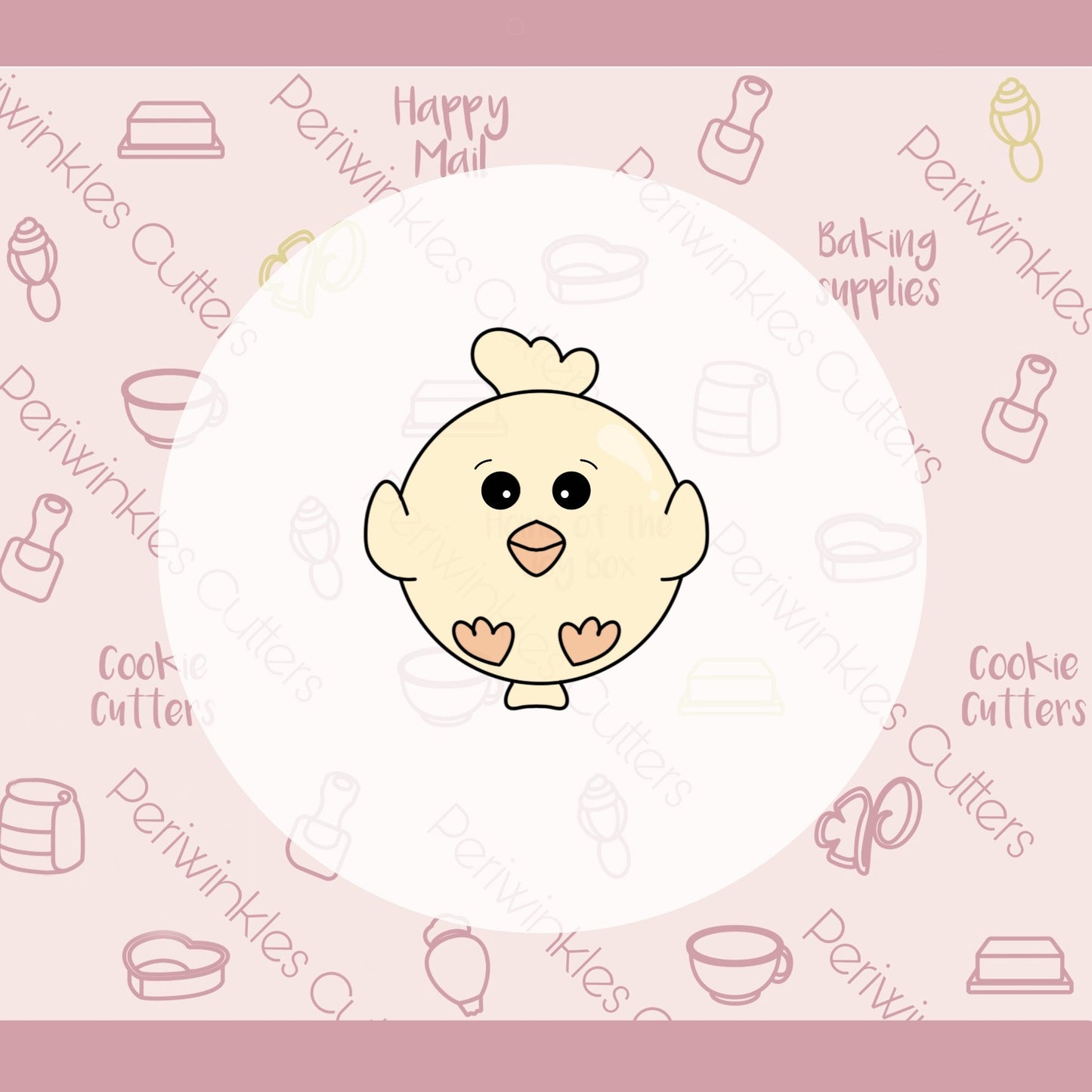 Easter Balloons - Chick Balloon Cookie Cutter - Periwinkles Cutters