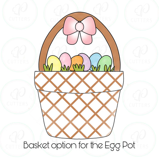 Easter Pots Set of 3 Cookie Cutter - Periwinkles Cutters