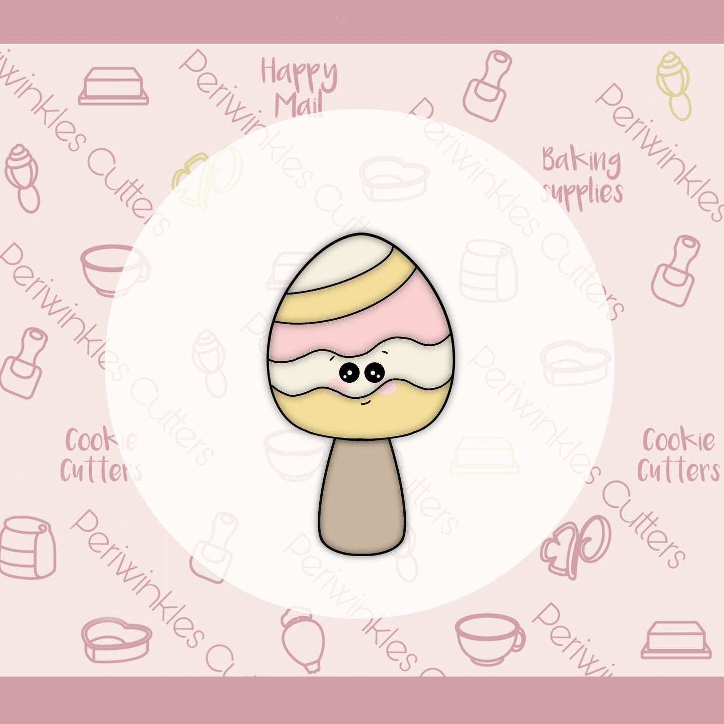 Egg Popsicle Cookie Cutter - Periwinkles Cutters