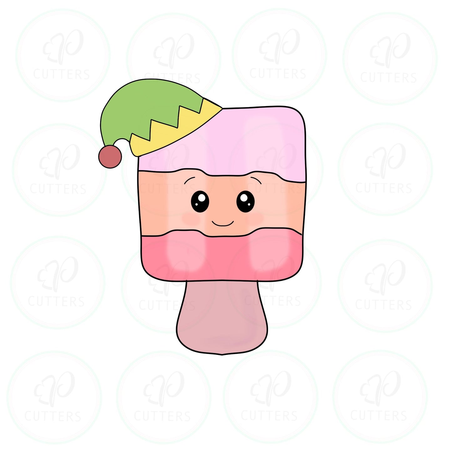 Elf Popsicle Cookie Cutter - Periwinkles Cutters
