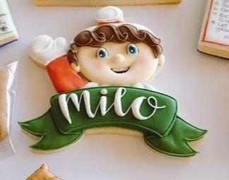 Elf with Banner Cookie Cutter - Periwinkles Cutters