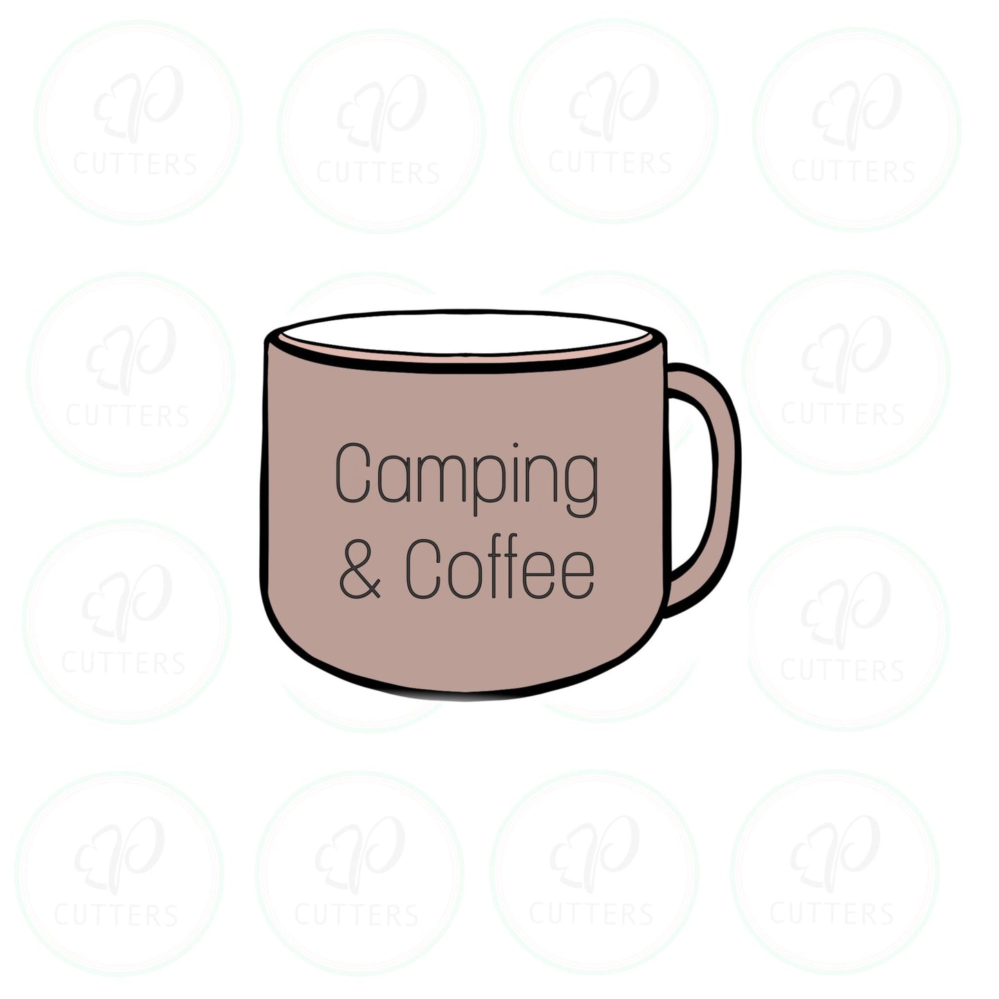 Enamel Mug Cookie Cutter - Periwinkles Cutters