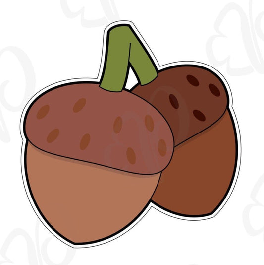 Fall Acorn Cookie Cutter - Periwinkles Cutters