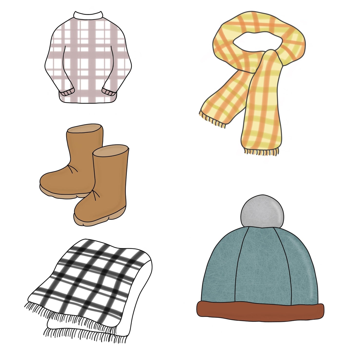 Fall Outfit - Winter Clothes Mini Set - Periwinkles Cutters