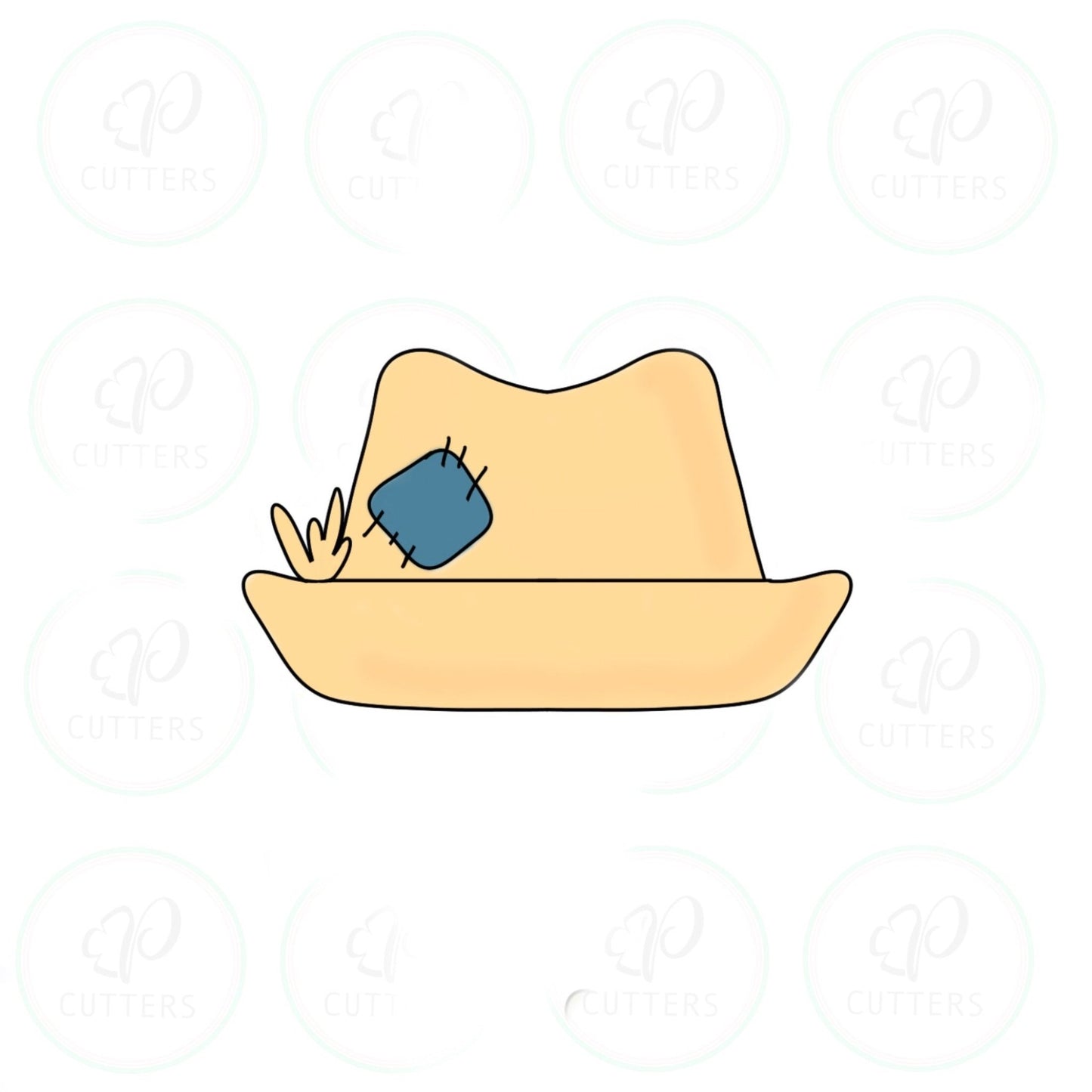 Farm Hat Cookie Cutter - Periwinkles Cutters