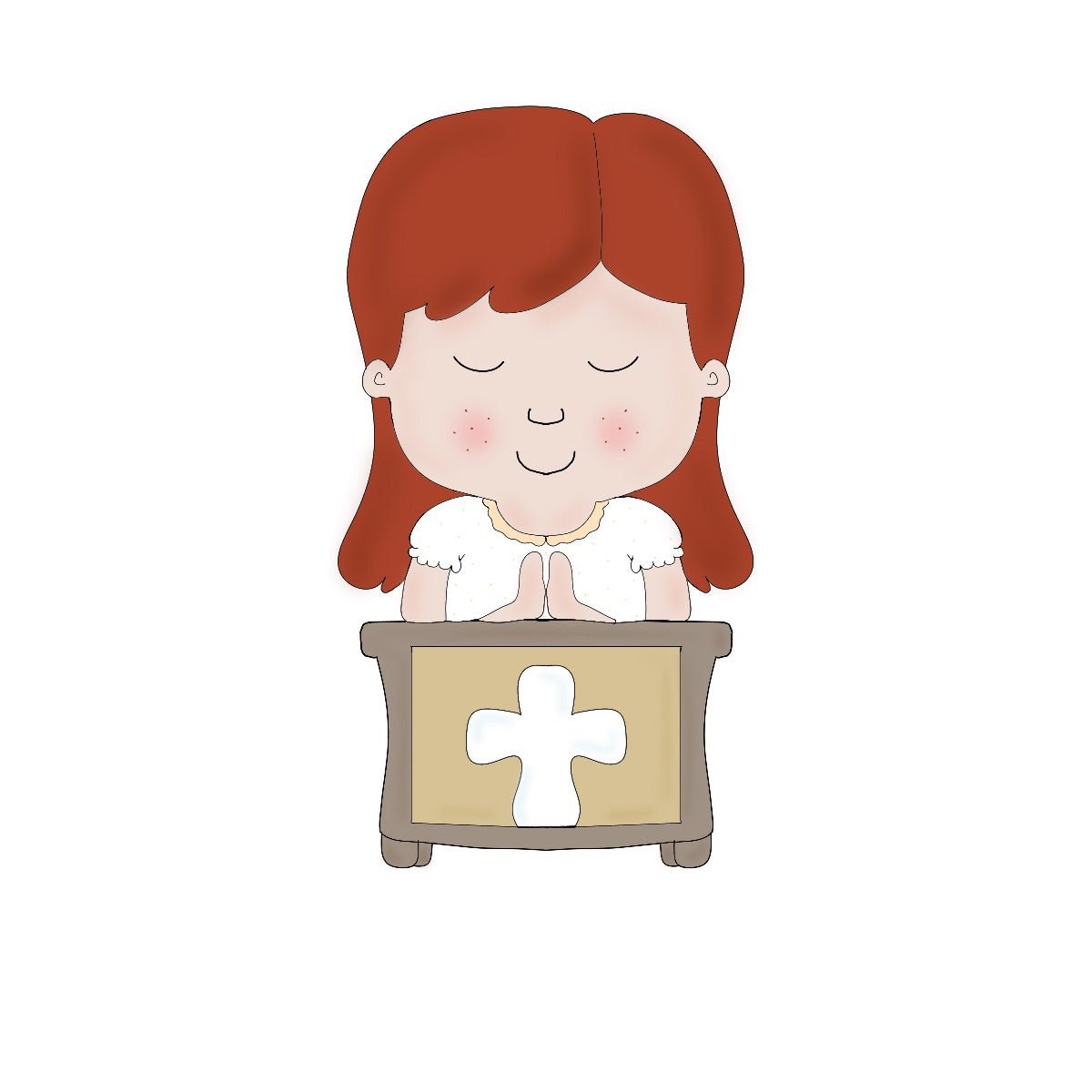 First Communion Girl Cookie Cutters - Periwinkles Cutters