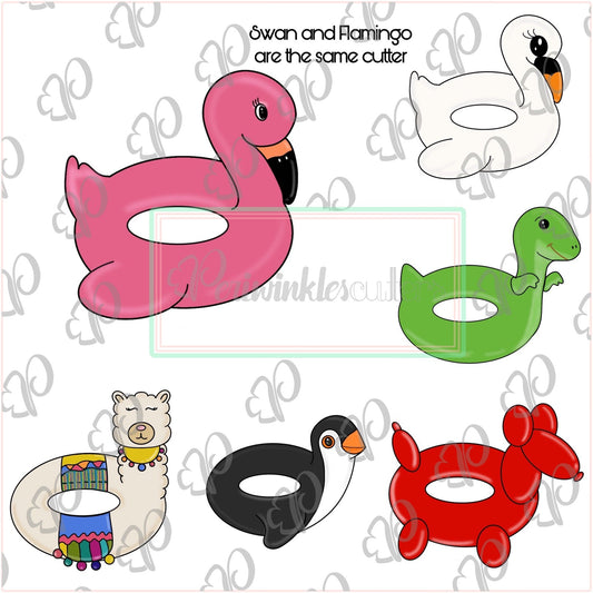 Flamingo Float Cookie Cutter - Periwinkles Cutters