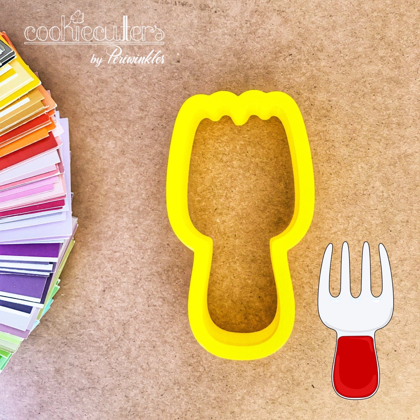 Flatware Cookie Cutter - Periwinkles Cutters