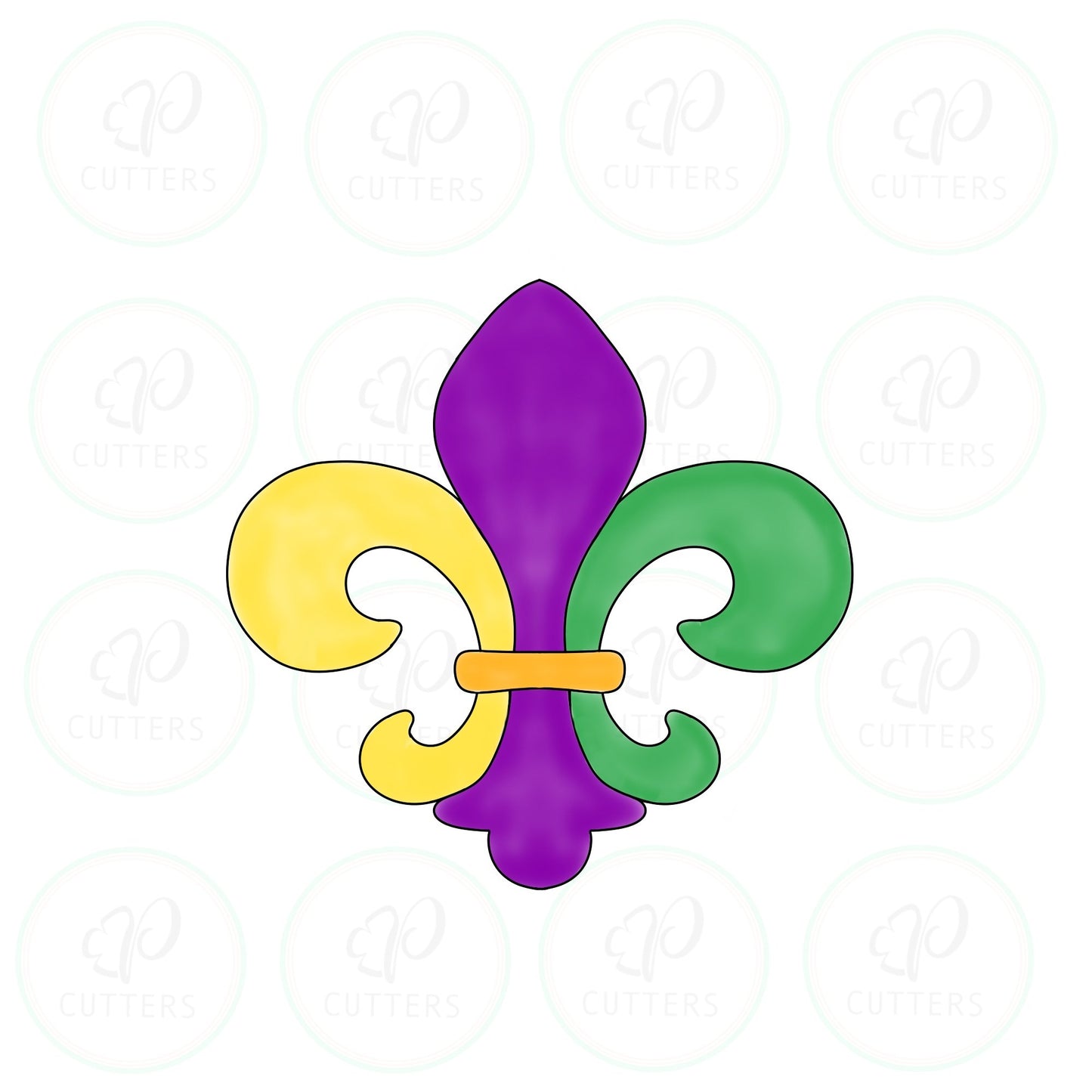 Fleur de lis Cookie Cutter - Periwinkles Cutters