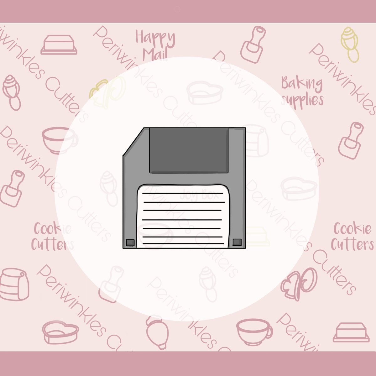 Floppy Disk Cookie Cutter - Periwinkles Cutters