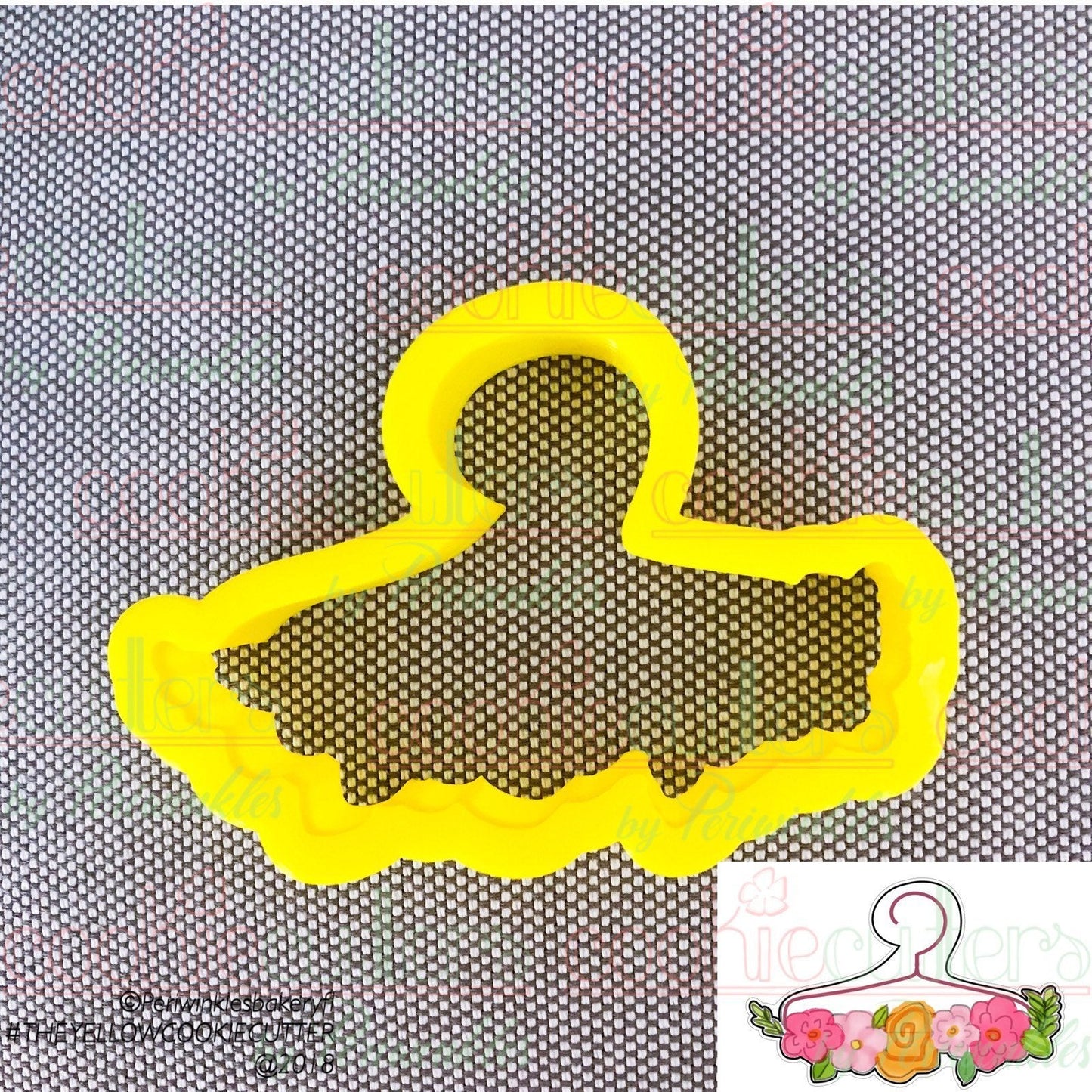 Floral Hanger Cookie Cutter - Periwinkles Cutters