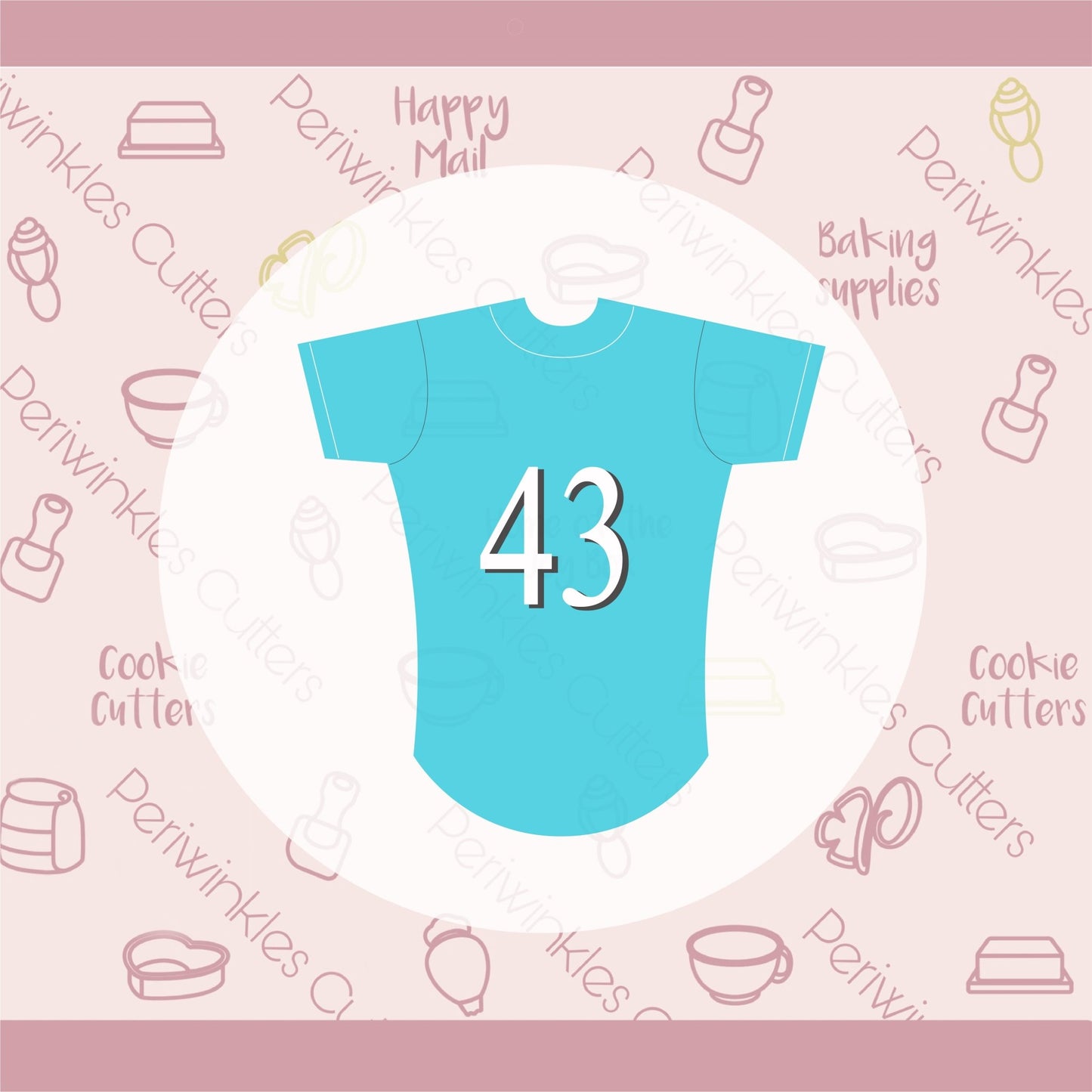 Football Cookie Cutter - Periwinkles Cutters