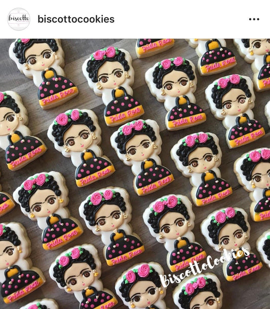 Frida Inspired Cookie Cutter - Periwinkles Cutters