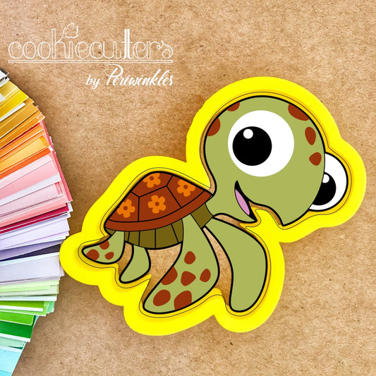 Friendly Turtle Cookie Cutter - Periwinkles Cutters