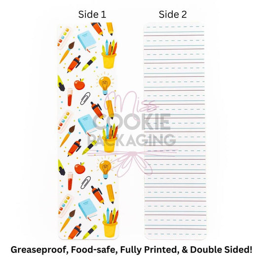 Frosted Teacher Mini Cookie Cutters Set 7 Pieces - Periwinkles Cutters