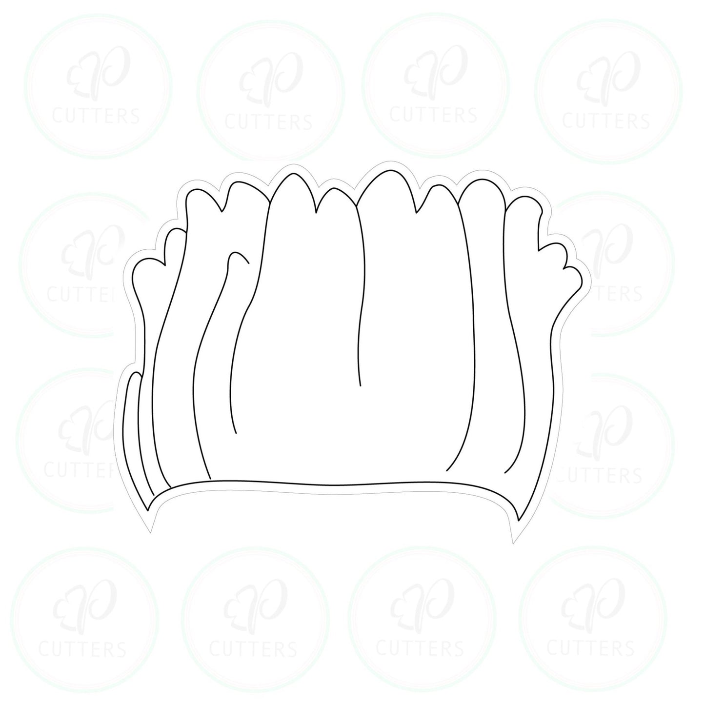 Fun Color Hair Cookie Cutters - Periwinkles Cutters