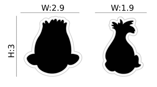 Fun Hair Cookie Cutter - Periwinkles Cutters