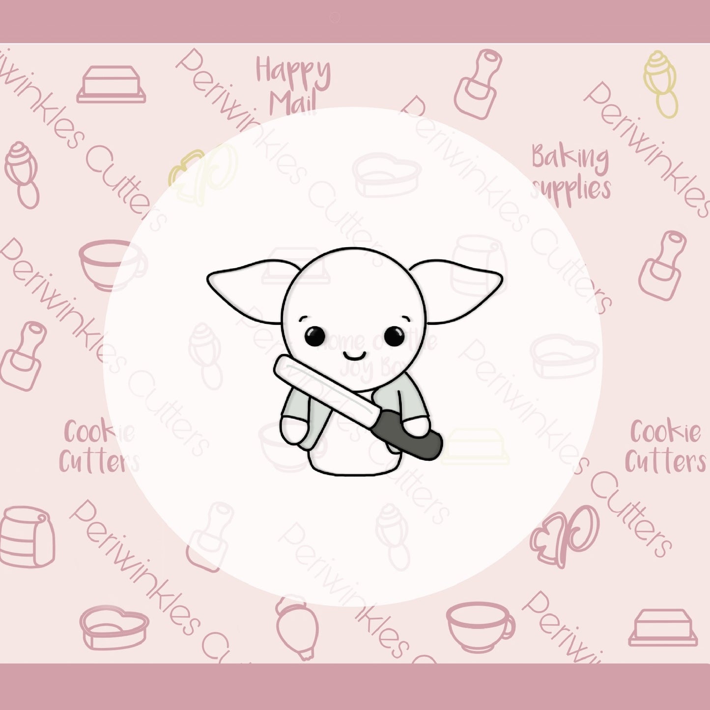 Galaxy Wars Alien Cookie Cutter - Periwinkles Cutters