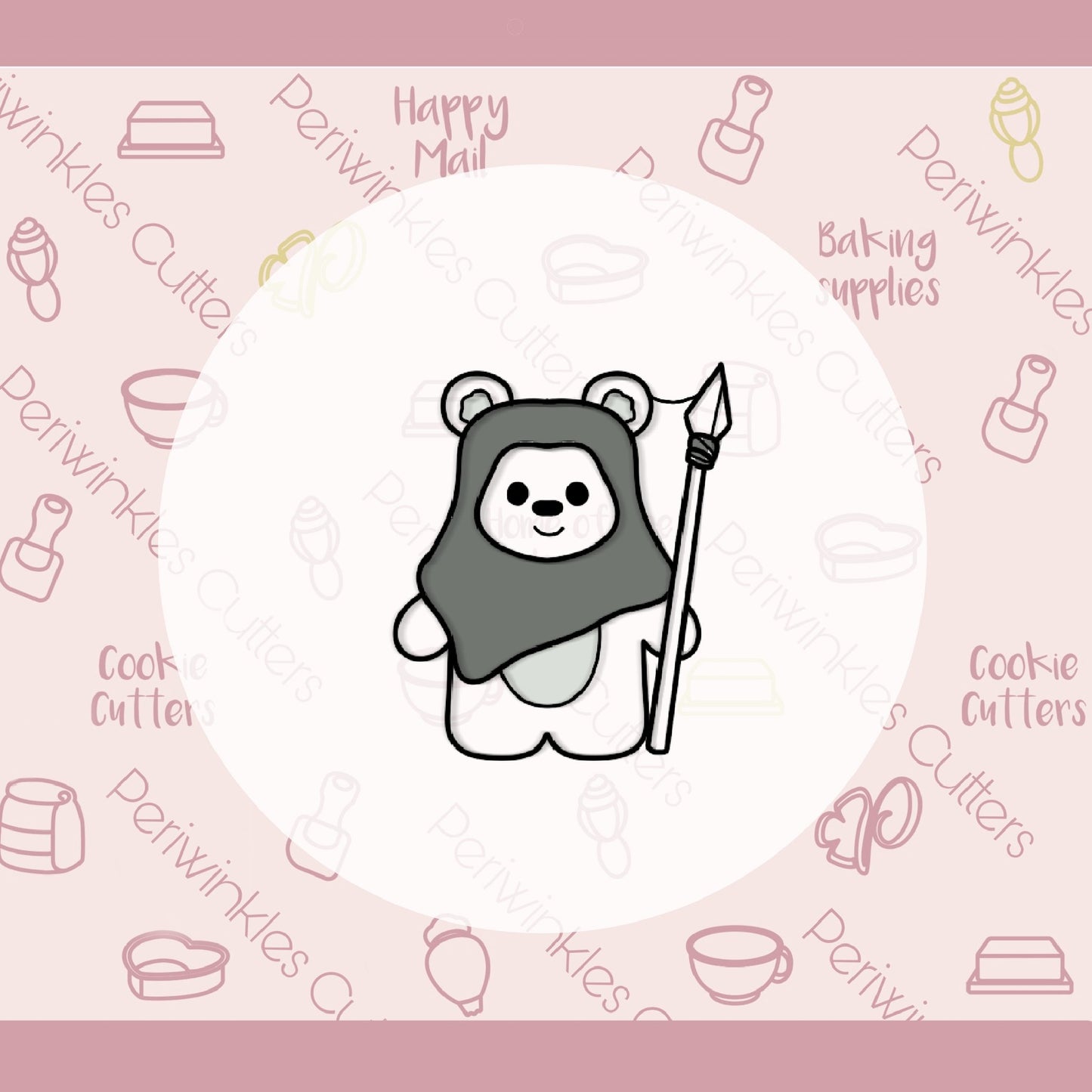 Galaxy Wars Bear Cookie Cutter - Periwinkles Cutters