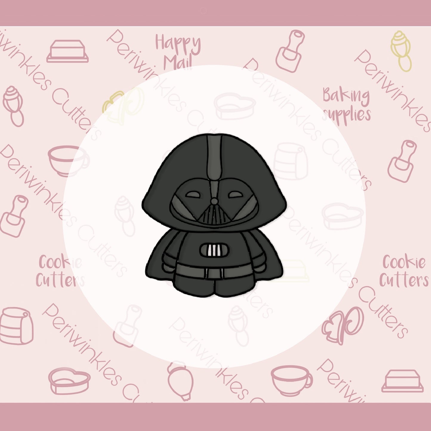 Galaxy Wars Dark Soldier Cookie Cutter - Periwinkles Cutters