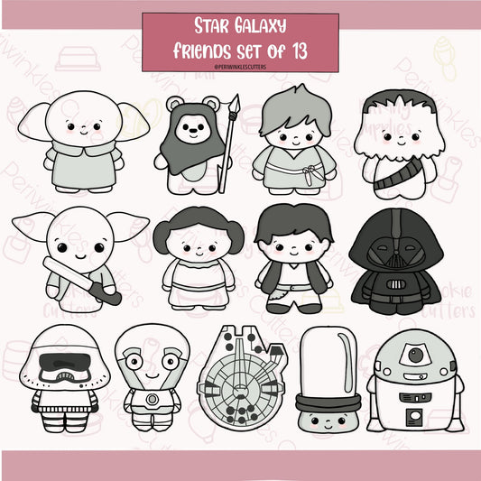 Galaxy Wars Droid Cookie Cutter - Periwinkles Cutters