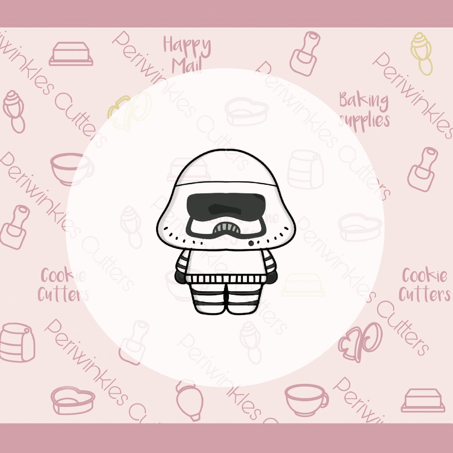 Galaxy Wars Soldier Cookie Cutter - Periwinkles Cutters