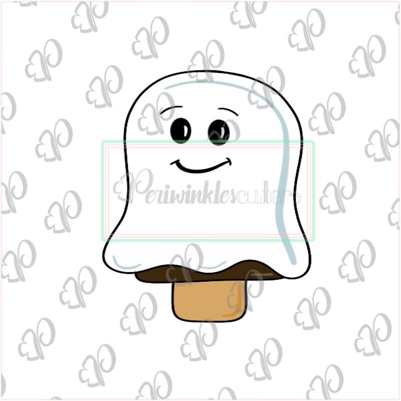 Ghost Popsicle Cookie Cutter - Periwinkles Cutters
