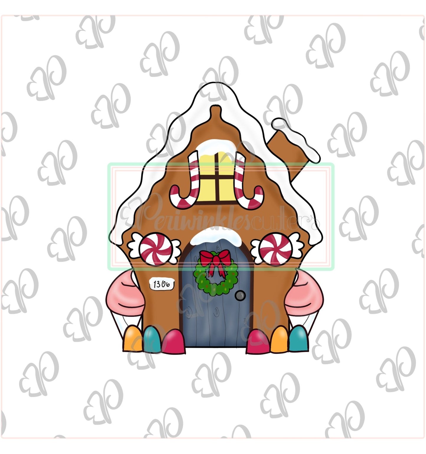Gingerbread House Cookie Cutter - Periwinkles Cutters