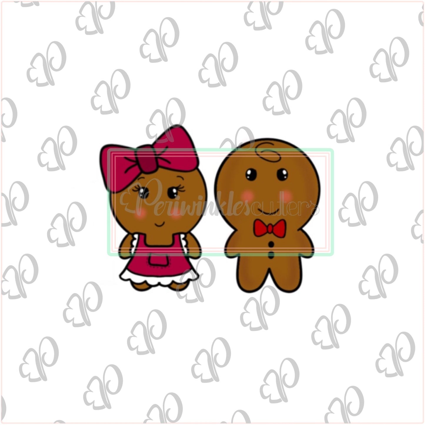 Gingerbread Kids Cookie Cutter - Periwinkles Cutters