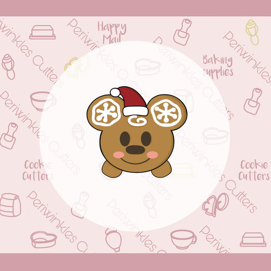 Gingerbread Mouse Set of 2 Cookie Cutter - Periwinkles Cutters