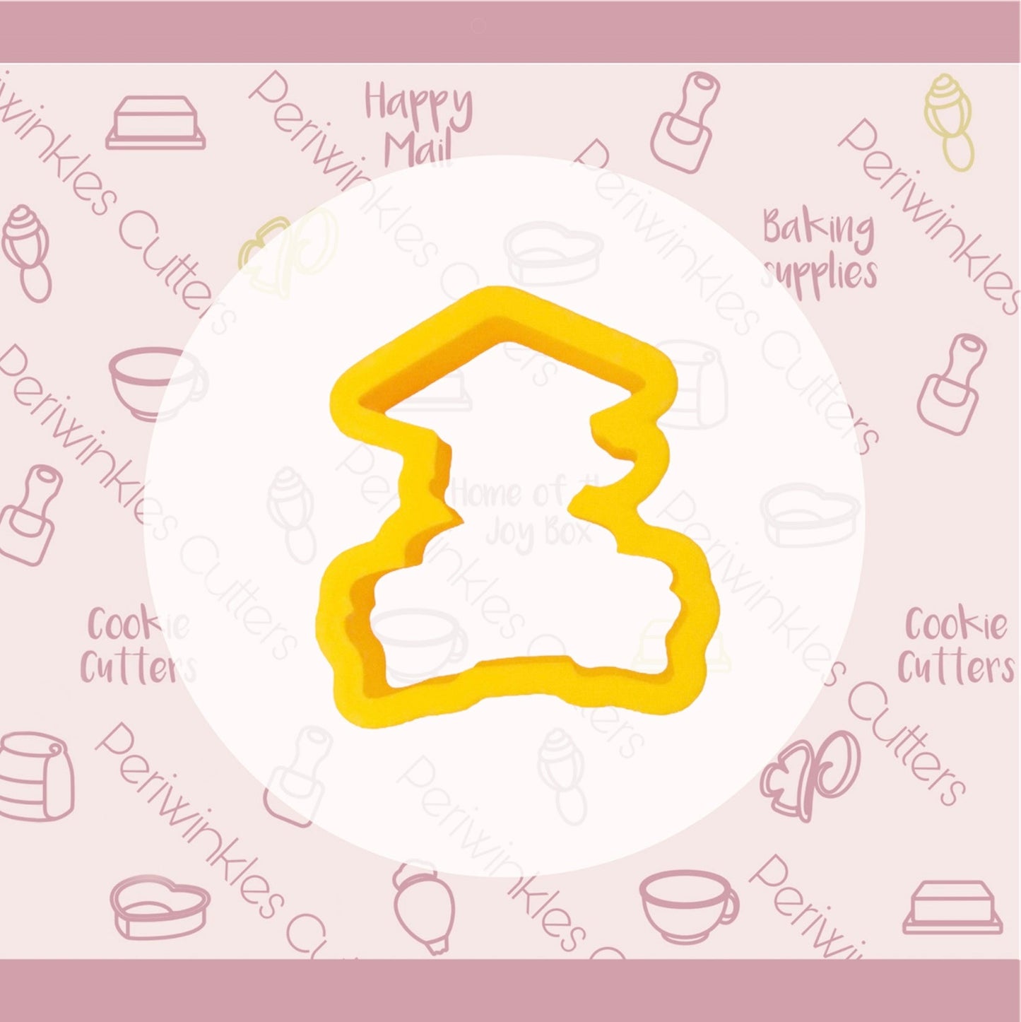 Graduate kid Banner Cookie Cutter - Periwinkles Cutters