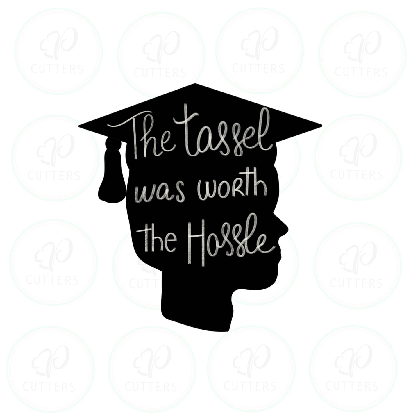 Graduate Silhouette Boy Cookie Cutter - Periwinkles Cutters