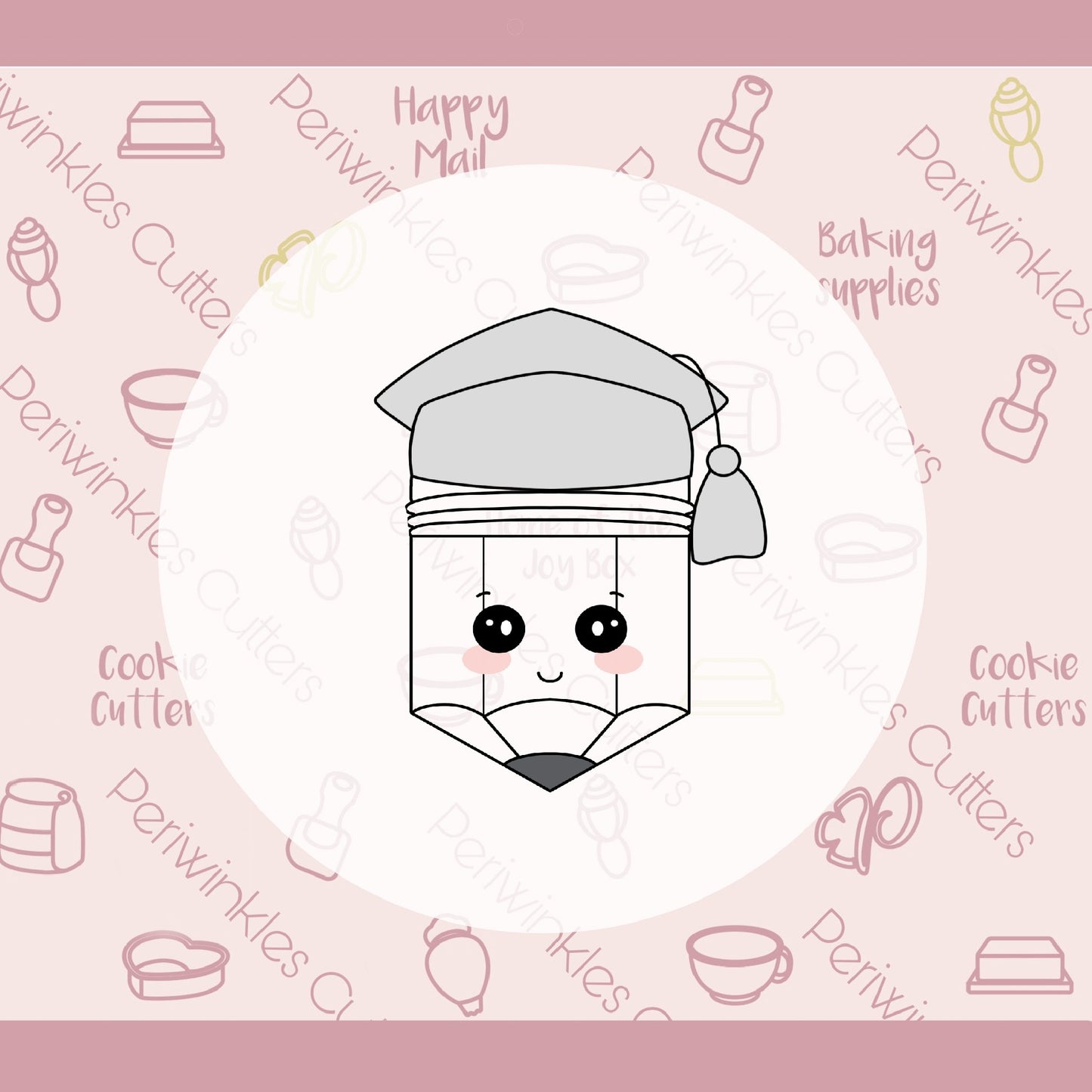 Graduation Pencil Cookie Cutter - Periwinkles Cutters