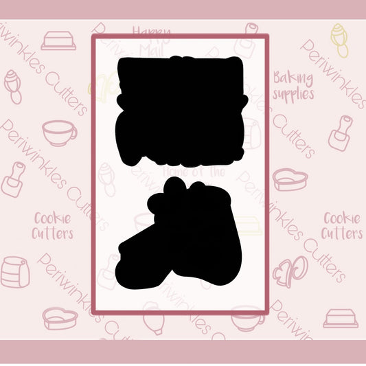 Great CATCH Set of 2 Cookie Cutter - Periwinkles Cutters