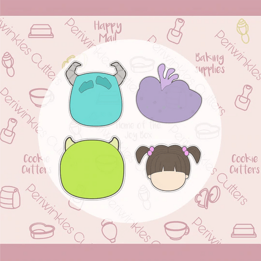 Green Monster Cookie Cutter - Periwinkles Cutters