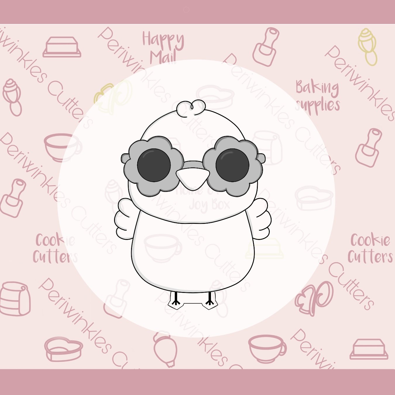 Groovy Chick Cookie Cutter - Periwinkles Cutters