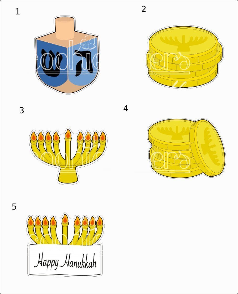 Hanukkah Cookie Cutter - Periwinkles Cutters